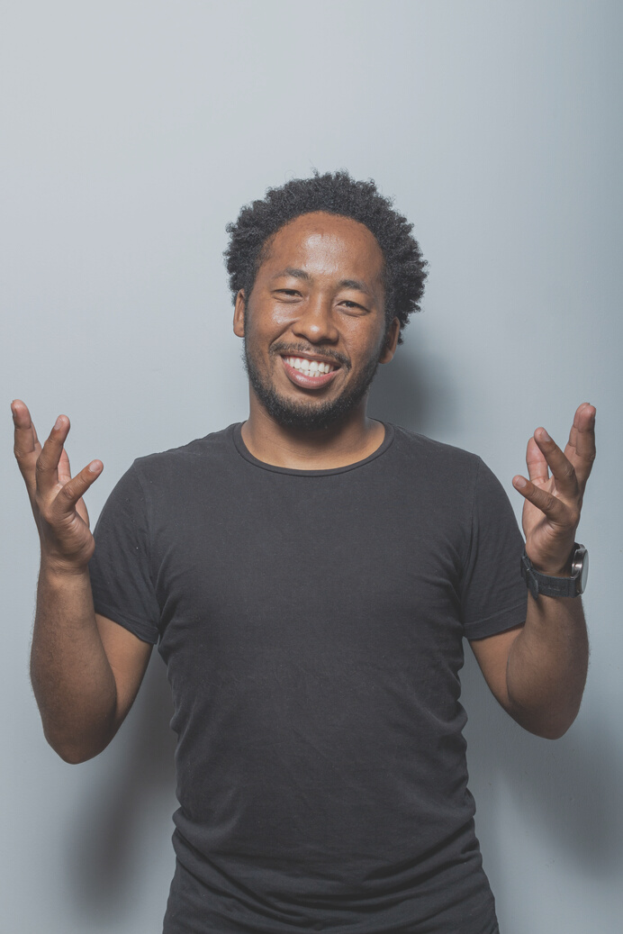 Photo Of Man Wearing Black Shirt